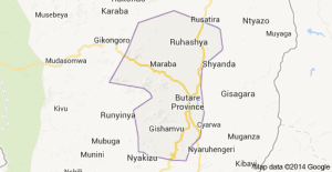 Huye district map